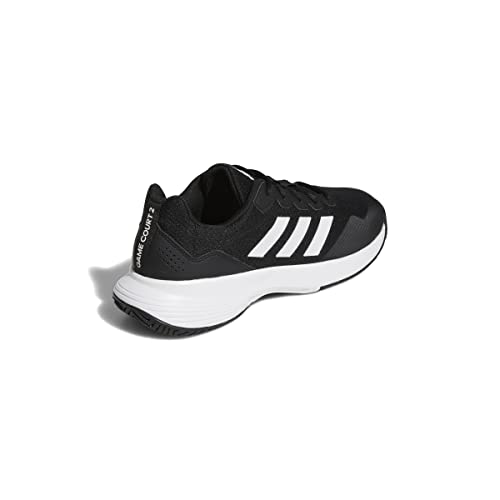 adidas GameCourt 2 M, Zapatillas de Tenis Hombre, Negbás/Ftwbla/Negbás, 41 1/3 EU