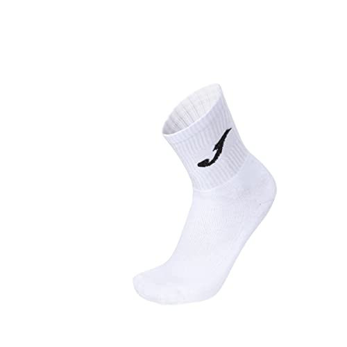 Calcetines Padel para hombre, calcetines deportivos de esponja, tenis, ropa Padel gimnasio, 6 pares, Color blanco.