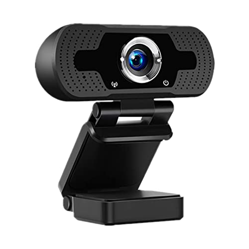 SANON 1080P Cámara Web, Webcam con Micrófono 1080P HD Autofocus Plug- n- Play Streaming Webcam para Videoconferencia Curso Online