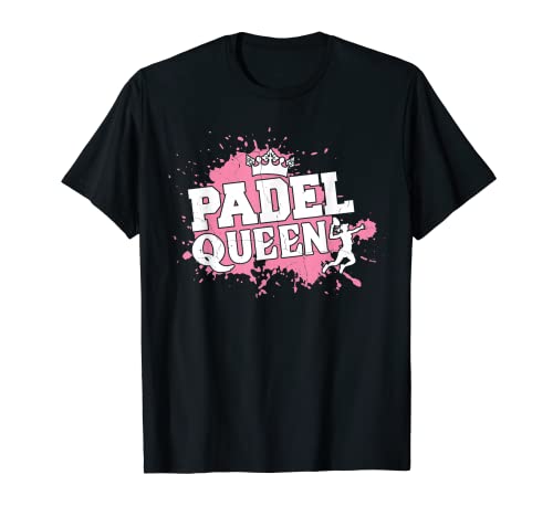 Hombre Padel Queen para la Mejor Jugadora de Pádel Camiseta