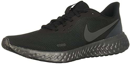 Nike Revolution 5, Zapatillas Hombre, Black Anthracite Grey, 42.5 EU