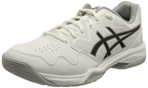 ASICS Gel-Dedicate 7, Sneaker Hombre, White/Black, 44.5 EU