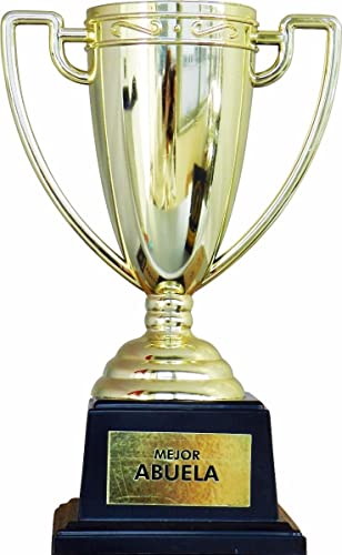 Framan Copa Trofeo con Mensajes para Ocasiones Especiales, Original Y ECONÓMICO. Mensaje Mejor Abuela