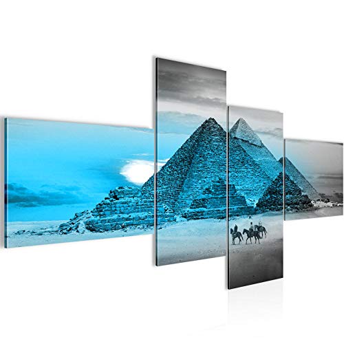 Cuadro XXL Egipto Pirámides 200 x 100 cm Impresión de arte in Lienzo no Tejido para Sala Dormitorio 601841b