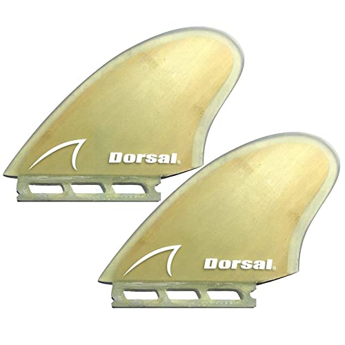DORSAL FUT Fin Compatible Keel Twin Surfboard Fin Set - Bamboo