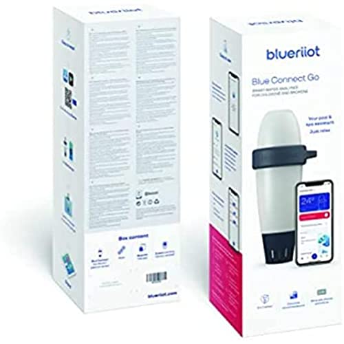 Blue Connect Go de Blueriiot — Gre 73014 — Analizador de agua inteligente que mide los principales parámetros de su piscina o spa (pH, temperatura, ORP)