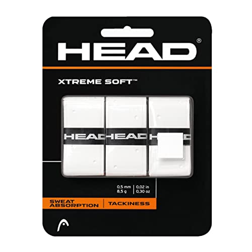 Head Xtremesoft Overgrip de Tenis, Unisex, Blanco, S