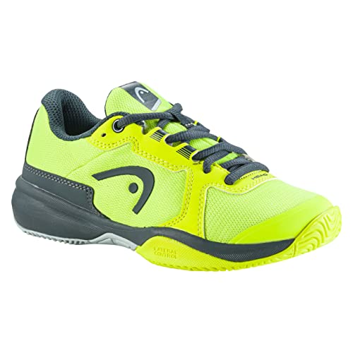 HEAD Sprint 3.5 Junior Zapato de Tenis, Unisex Kids, Amarillo/Gris, 38