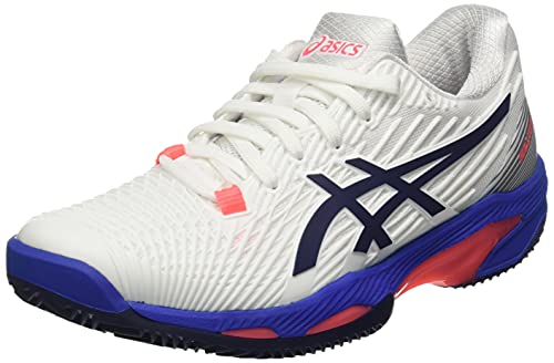 ASICS Solution Speed FF Clay, Zapatos de Tenis Mujer, White Peacoat, 39 EU