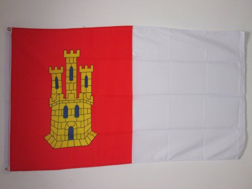 AZ FLAG Bandera de Castilla-LA Mancha 150x90cm - Bandera Castellano-MANCHEGA 90 x 150 cm