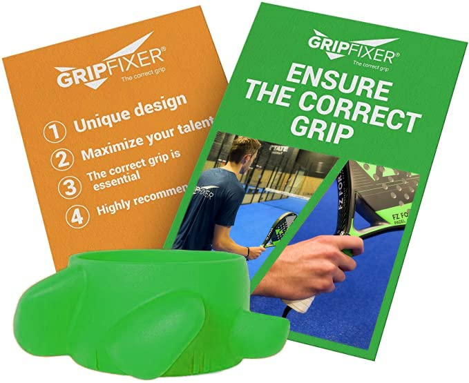 GRIPFIXER Padel Grip Trainer (mano derecha) - Equipo de entrenamiento de pádel - Ayuda de agarre