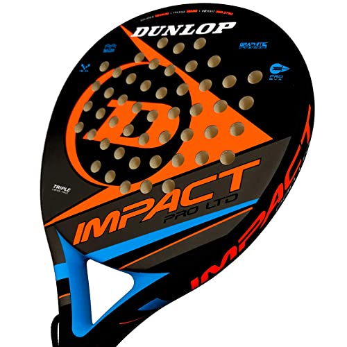Dunlop Impact X-Treme Pro LTD Rough (Orange)… Pala de Padel, Adultos Unisex, Naranja, Normal