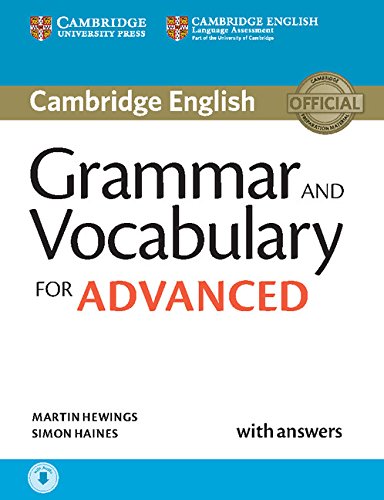 Grammar and Vocabulary for Advanced Book with Answers and Audio: Self-Study Grammar Reference and Practice - 9781107481114 (Cambridge Grammar for Exams)